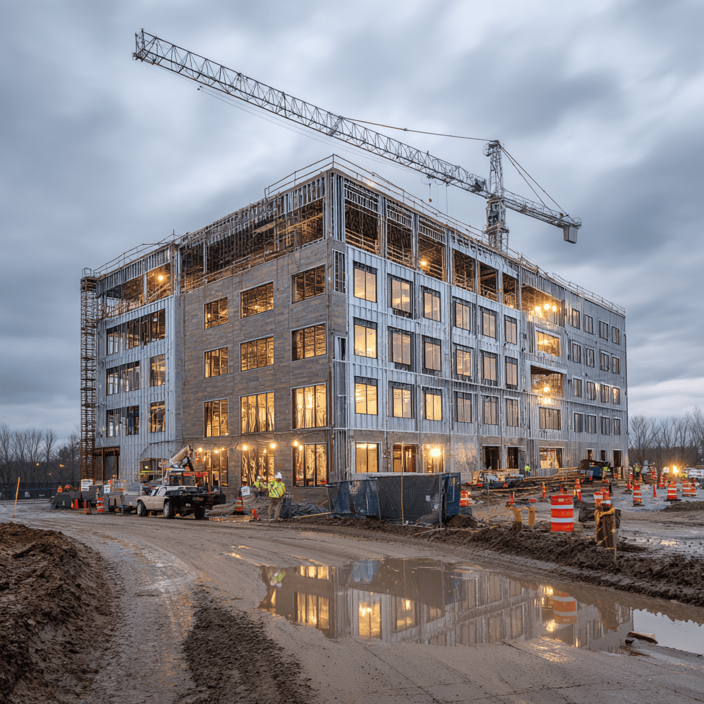 Scranton commercial build project